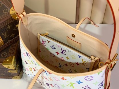 Louis Vuitton white CarryAll Hl Lt small handbag - Image 8