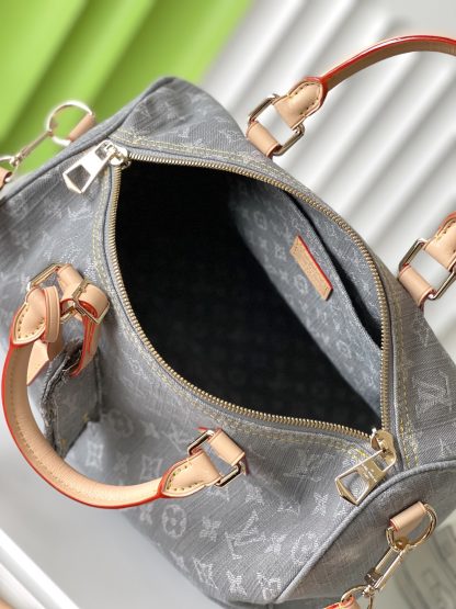 Louis Vuitton SPEEDY SOFT Denim Pillow Bag - Image 8