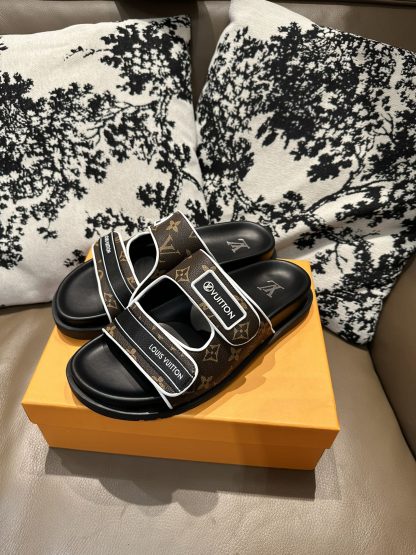 Louis Vuitton cowhide flip flops - Image 8