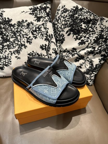 Louis Vuitton new style slippers with Velcro - Image 8