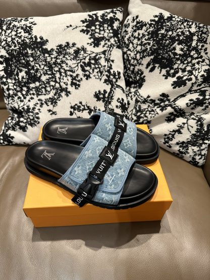 Louis Vuitton Velcro Slippers - Image 8