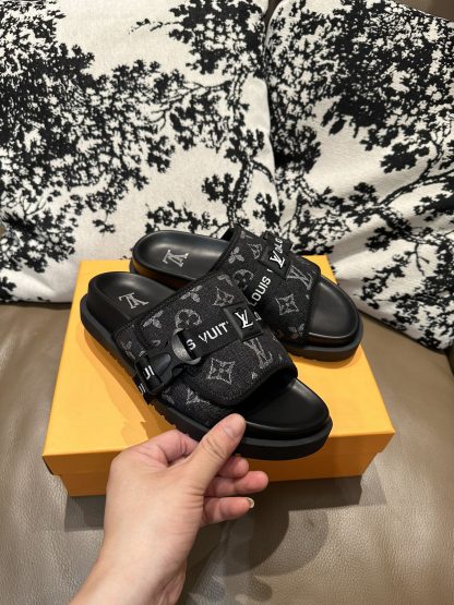 Louis Vuitton Velcro Slippers - Image 8