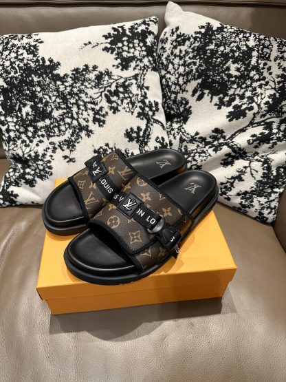 Louis Vuitton Velcro Slippers - Image 8