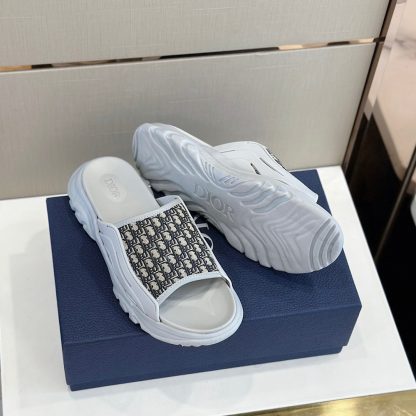 Dior H-Town Series Oblique Thick-soled Slippers - Image 8
