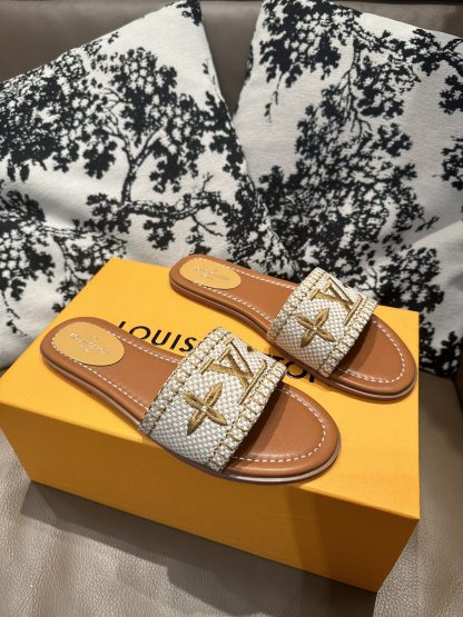 Louis Vuitton New Classic Slippers with Embroidery - Image 8