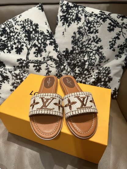 Louis Vuitton New Classic Slippers with Embroidery - Image 8