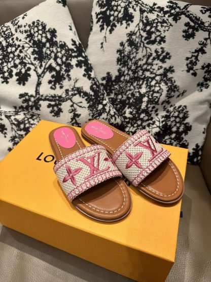 Louis Vuitton New Classic Slippers with Embroidery - Image 8