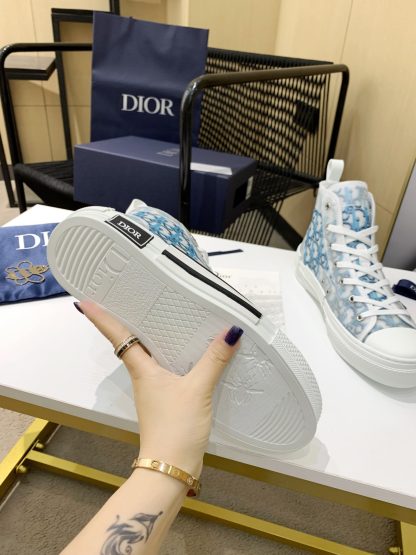 Dior KAWS heavy joint frosted stitching high-top casual shoes - Image 8
