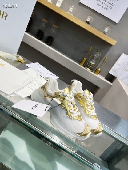 Dior Gold Vibe Sneakers - Image 8