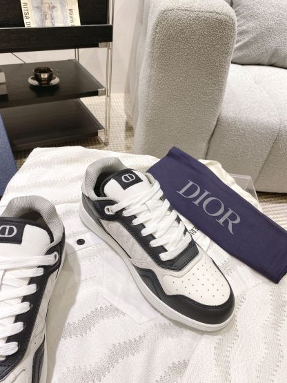 Dior classic casual black and white sneakers - Image 8