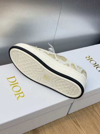 Dior Monogram Embroidered Casual Sneakers - Image 8