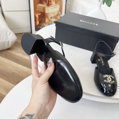Chanel Spring-Summer Dance Shoes Collection New Black Sandals - Image 9