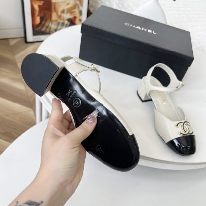 Chanel Spring-Summer Dance Shoes Collection New White Sandals - Image 9