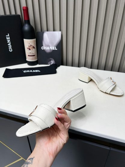 Chanel white elegant lady temperament sandals - Image 9