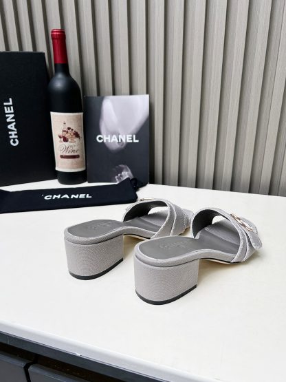 Chanel grey elegant ladylike sandals - Image 8