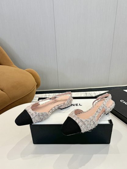 Chanel classic pink versatile ballet flat sandals - Image 8
