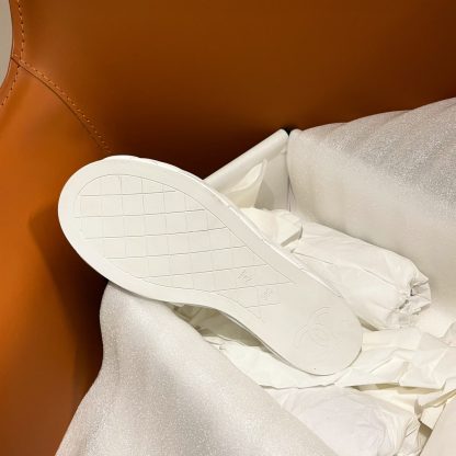 Chanel new white high-heeled sandals, heel height 7.5cm - Image 9