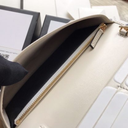 Gucci White Classic 1955 Full Leather Horsebit Bag - Image 9