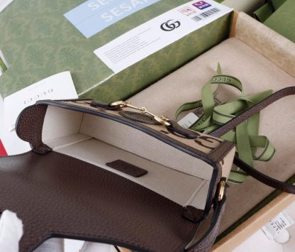 Gucci canvas fashion printed crossbody bag - Image 9