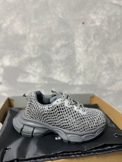 Balenciaga stylish mesh diamond sneakers - Image 9