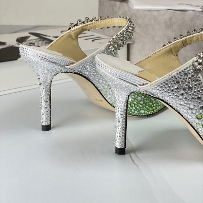 Jimmy Choo Elegant Diamond High Heels - Image 9