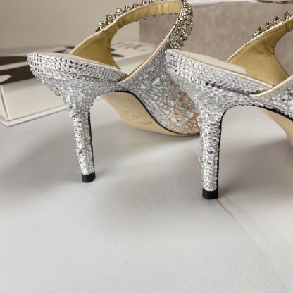 Jimmy Choo Fashion Diamond High Heels - Image 8