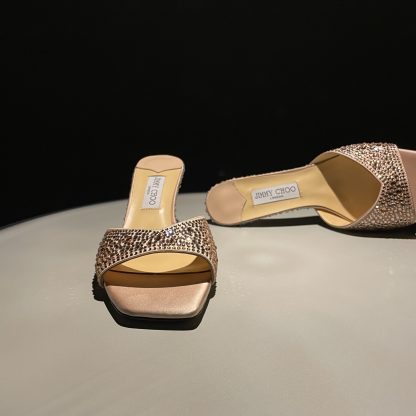 Jimmy Choo gradient high heels with rhinestones - Image 9