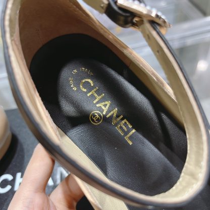 Chanel Comfort Classic Almond Black with Mary Jane Shoes - Image 9