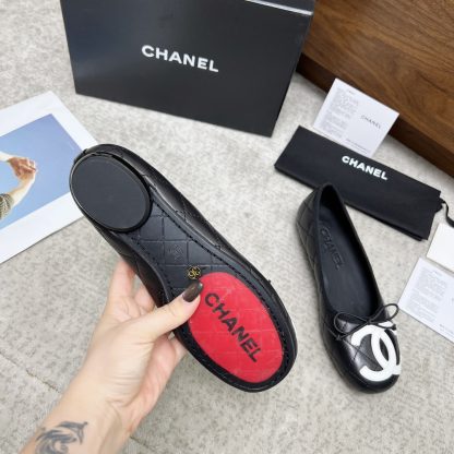 Chanel Spring and Summer Dancing Shoes Series Small Round Toe Slimming Flat Shoes - Image 9