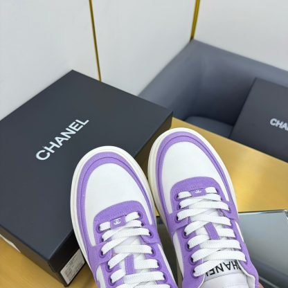 Chanel purple casual versatile sneakers - Image 9