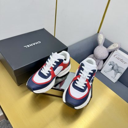 Chanel blue and red classic sports casual shoes for men and women - Image 9