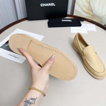 Chanel Spring/Summer Dancing Shoes Collection Apricot Retro Loafers - Image 9