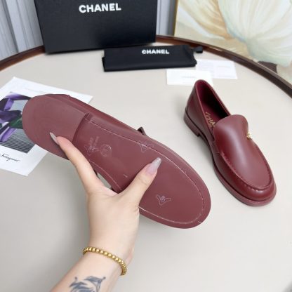 Chanel Spring/Summer Dancing Shoes Collection Red Retro Loafers - Image 9