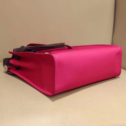 Hermès Daily Versatile Red Herbag 31Cm - Image 9