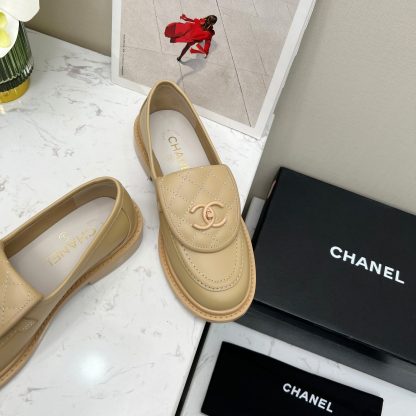 Chanel early spring apricot matte new temperament loafers - Image 8