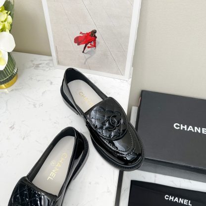 Chanel early spring new black lady temperament loafers - Image 8