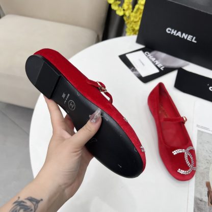 Chanel Spring/Summer Dance Shoes Collection Red Hot Brick Loafers - Image 8