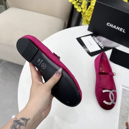 Chanel Spring/Summer Dance Shoes Collection Pink Hot Brick Loafers - Image 9