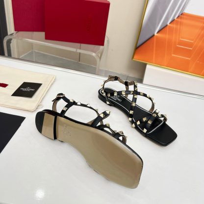VALENTINO Minimalist Versatile Studded Sandals - Image 9