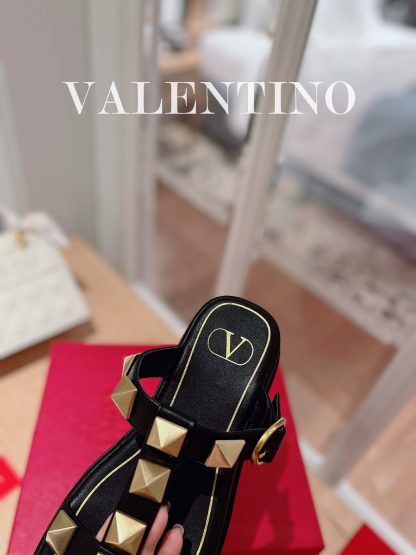 VALENTINO Studded Metal Element Thick-soled Sandals - Image 9