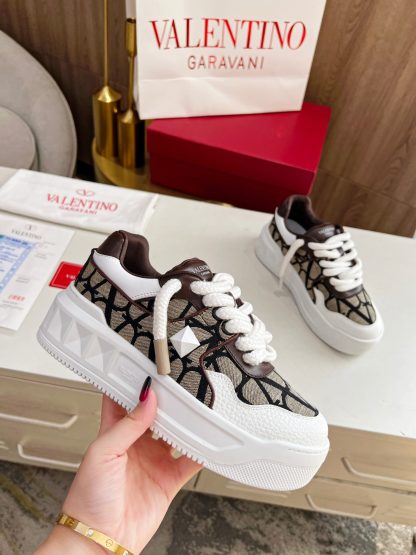 VALENTINO Fashion Couple Thick Strap Casual Shoes - Image 8