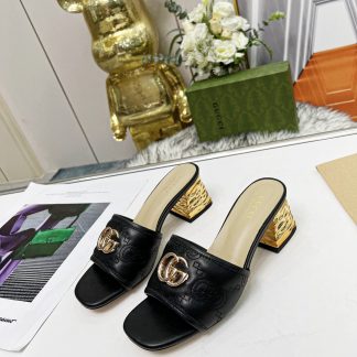 Gucci classic buckle slippers