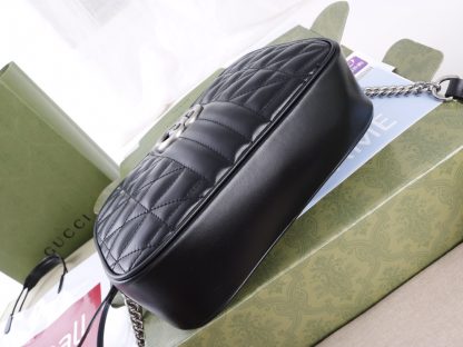 Gucci Shiny Retro Silver Classic Shoulder Bag - Image 9