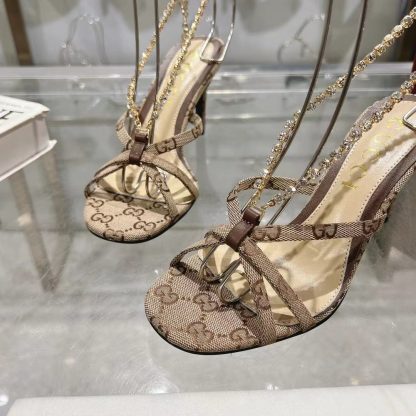 Gucci classic women's high heel sandals - Image 9
