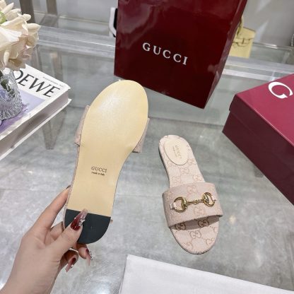 Gucci Horsebit Women's Beach Sandals - Image 9