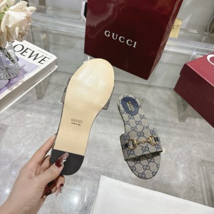 Gucci Horsebit Women's Beach Sandals - Image 9