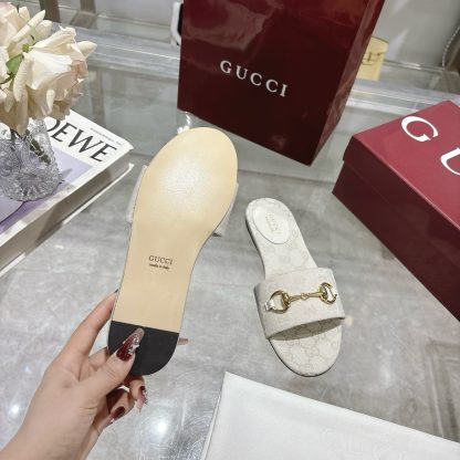 Gucci Horsebit Women's Beach Sandals - Image 8