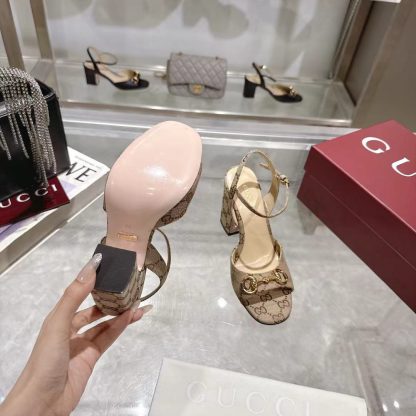 Gucci Women's Horsebit Sandals - Image 9