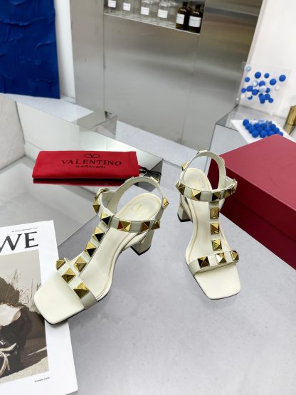 VALENTINO Studded Sandals High Heels - Image 9