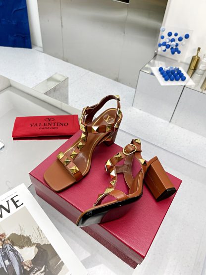 VALENTINO Studded Sandals High Heels - Image 9